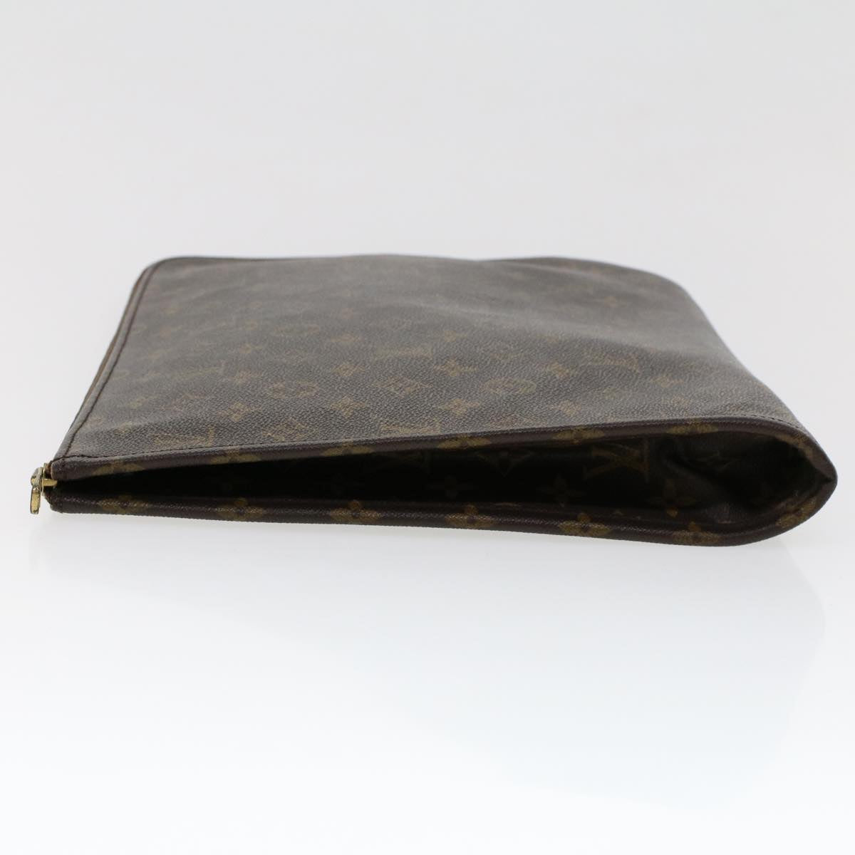 LOUIS VUITTON Monogram Poche Document Briefcase M53400 LV 45107
