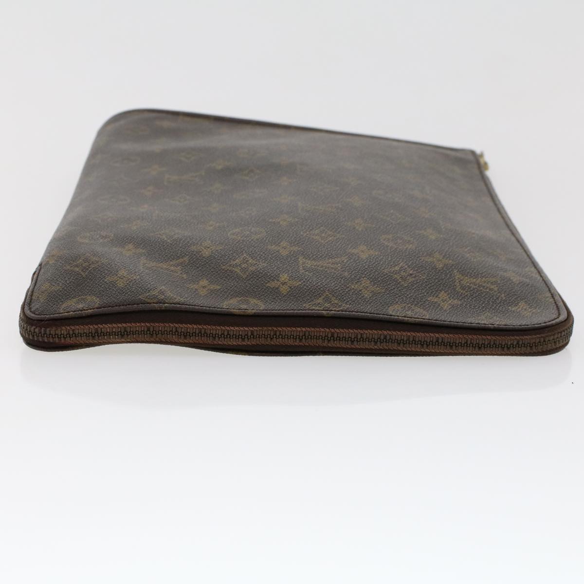LOUIS VUITTON Monogram Poche Document Briefcase M53400 LV 45107