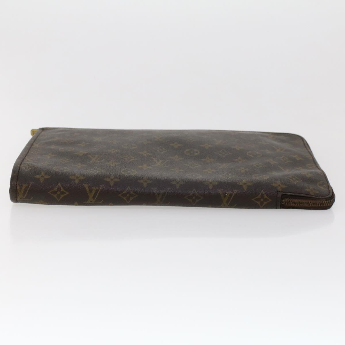 LOUIS VUITTON Monogram Poche Document Briefcase M53400 LV 45107