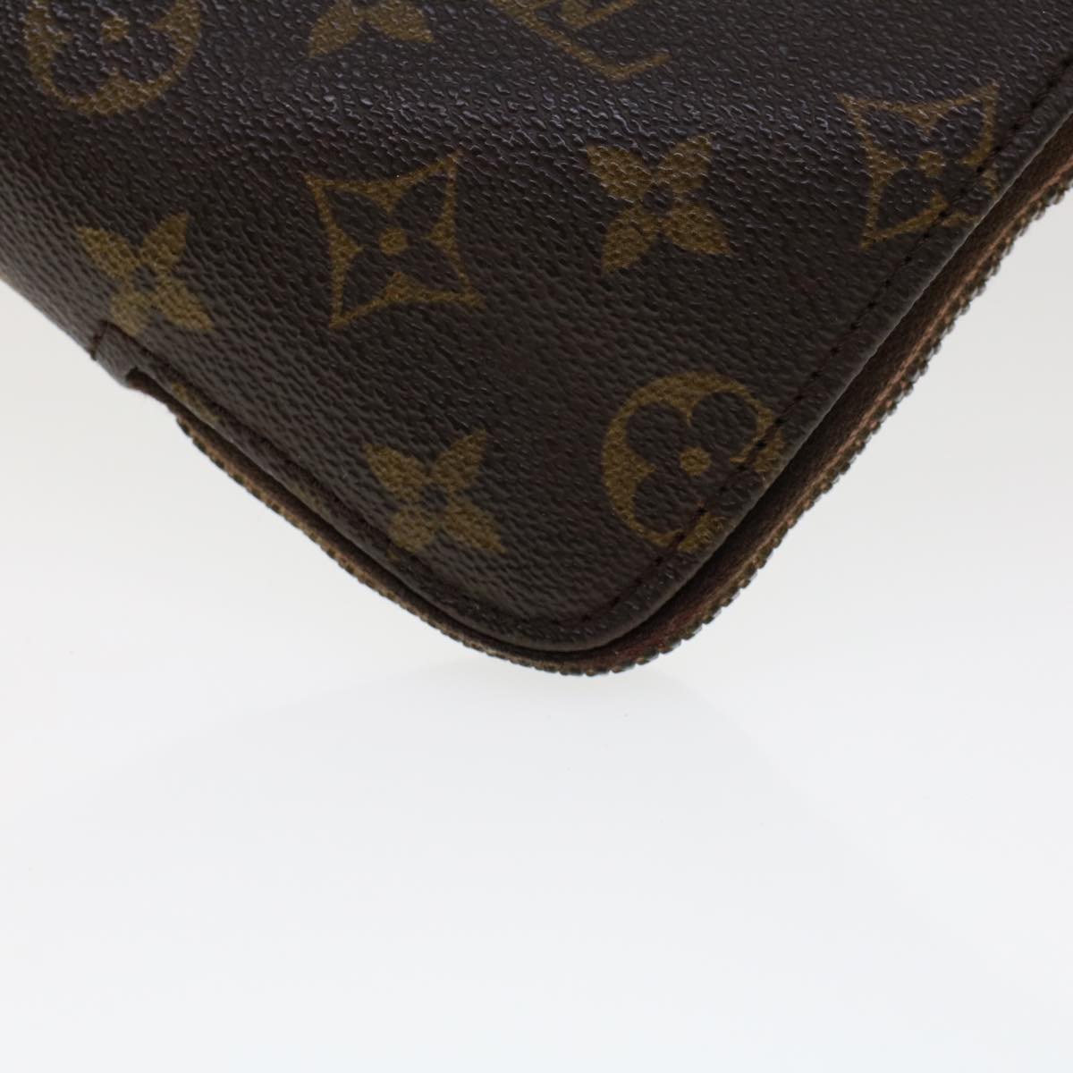 LOUIS VUITTON Monogram Poche Document Briefcase M53400 LV 45107