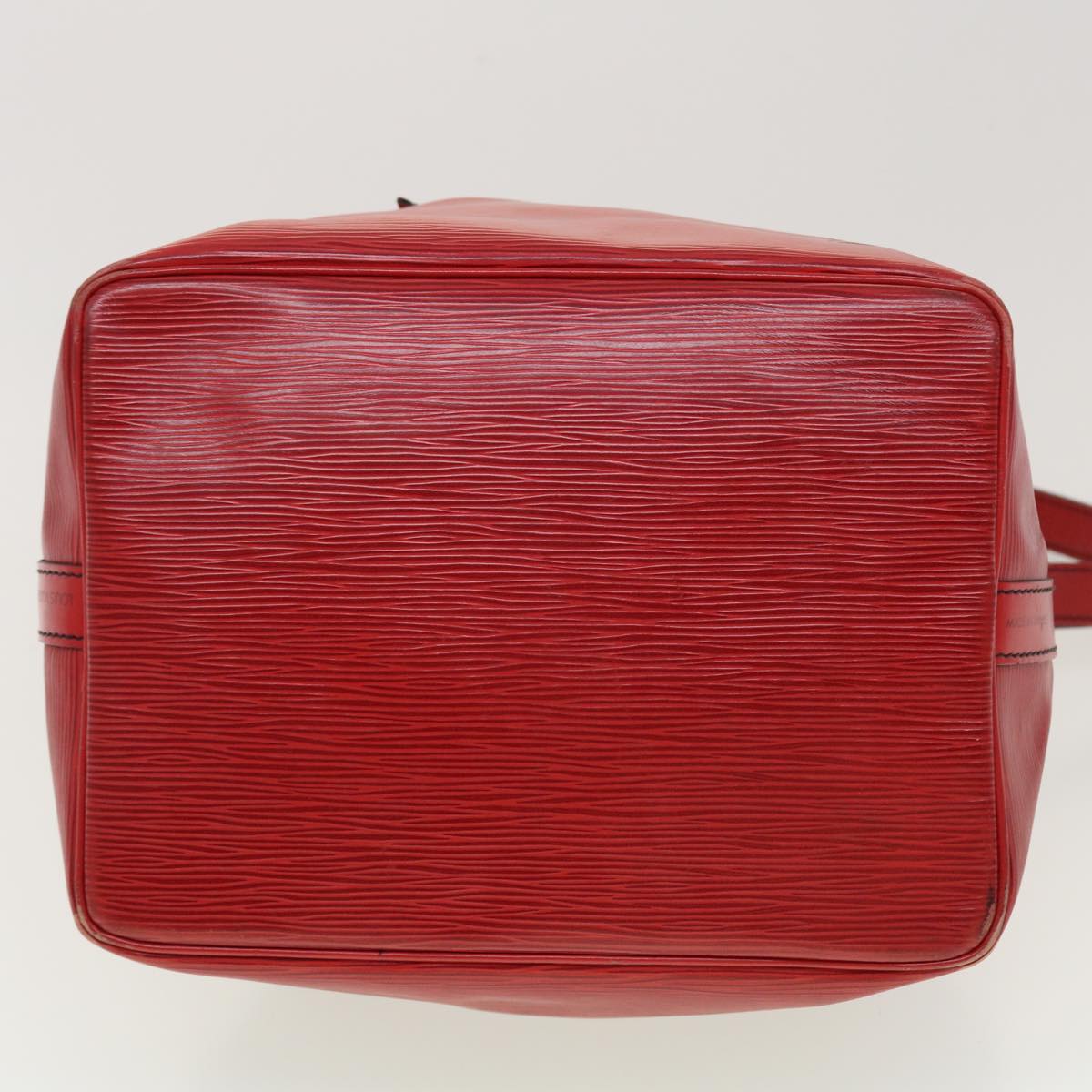 LOUIS VUITTON Epi Petit Noe Shoulder Bag Red M44107 LV 45112