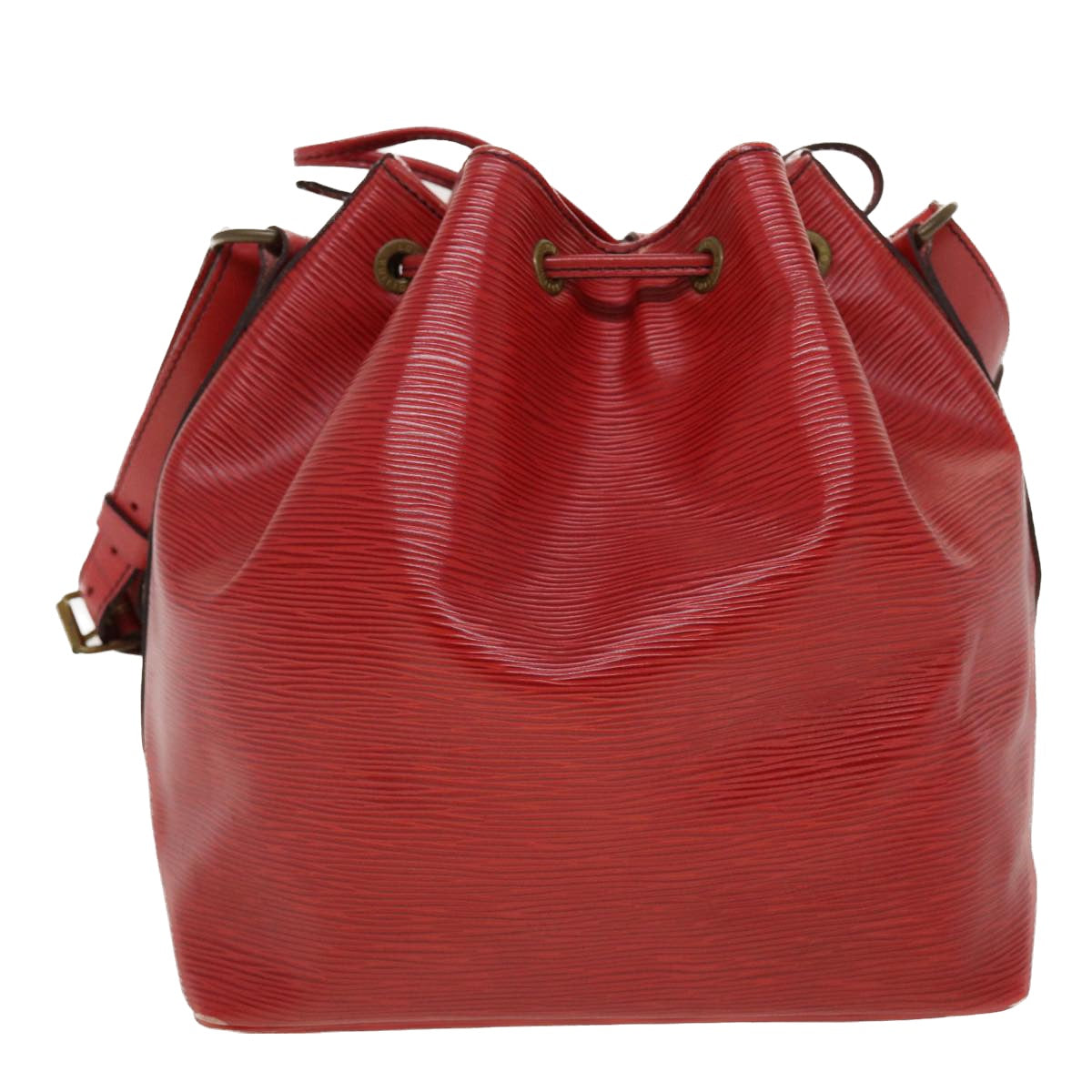 LOUIS VUITTON Epi Petit Noe Shoulder Bag Red M44107 LV 45112