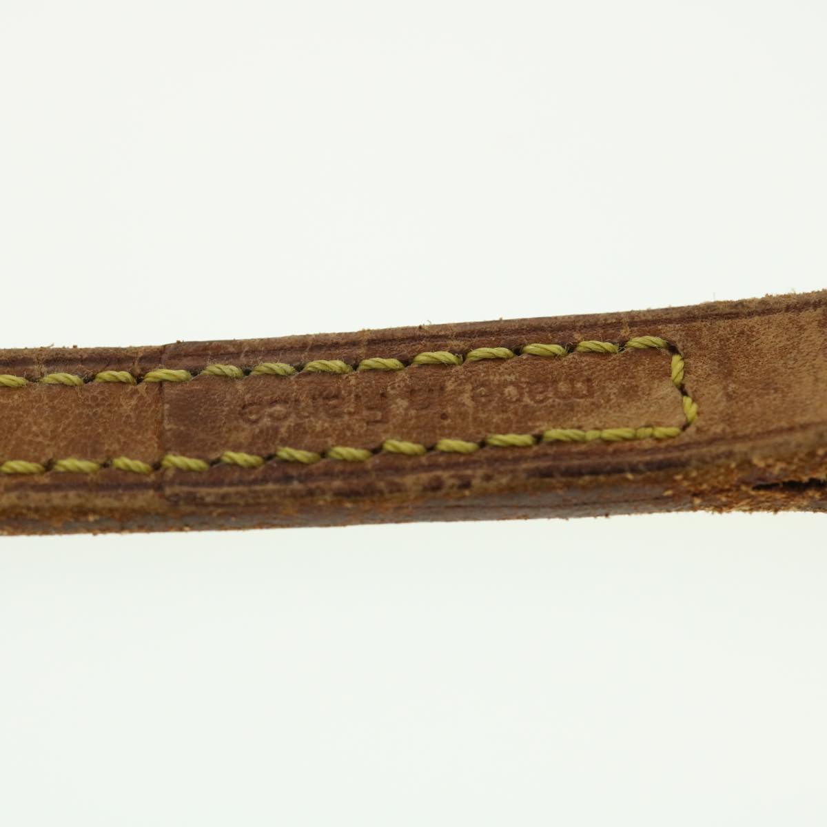 LOUIS VUITTON Shoulder Strap Leather 48"" Beige LV 45115