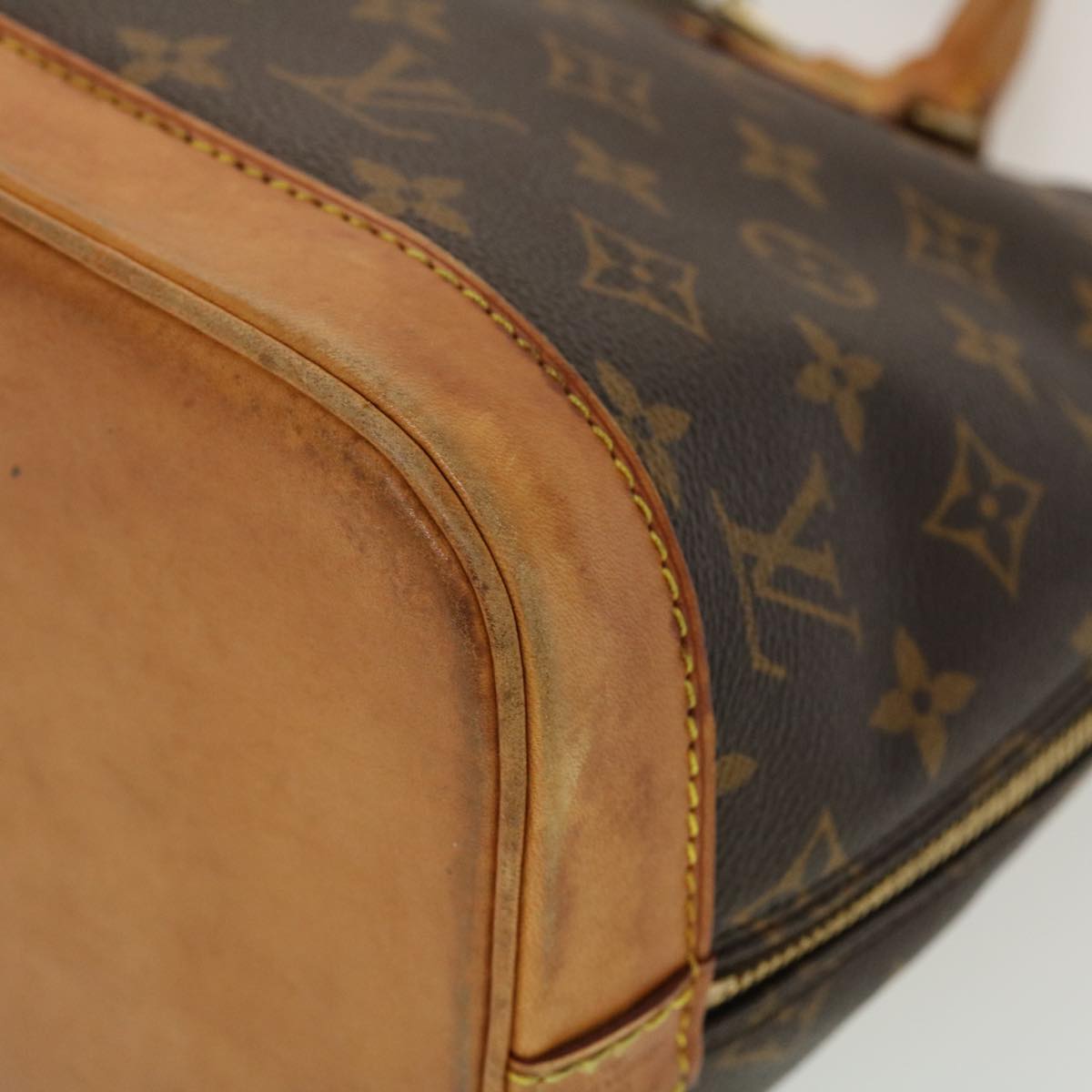 LOUIS VUITTON Monogram Alma Hand Bag M51130 LV 45116