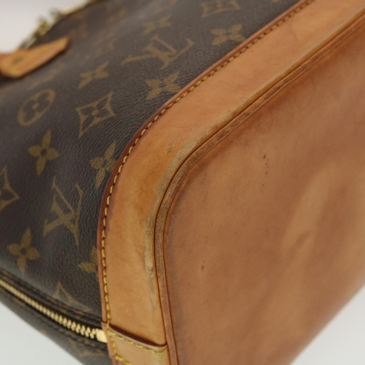 LOUIS VUITTON Monogram Alma Hand Bag M51130 LV 45116