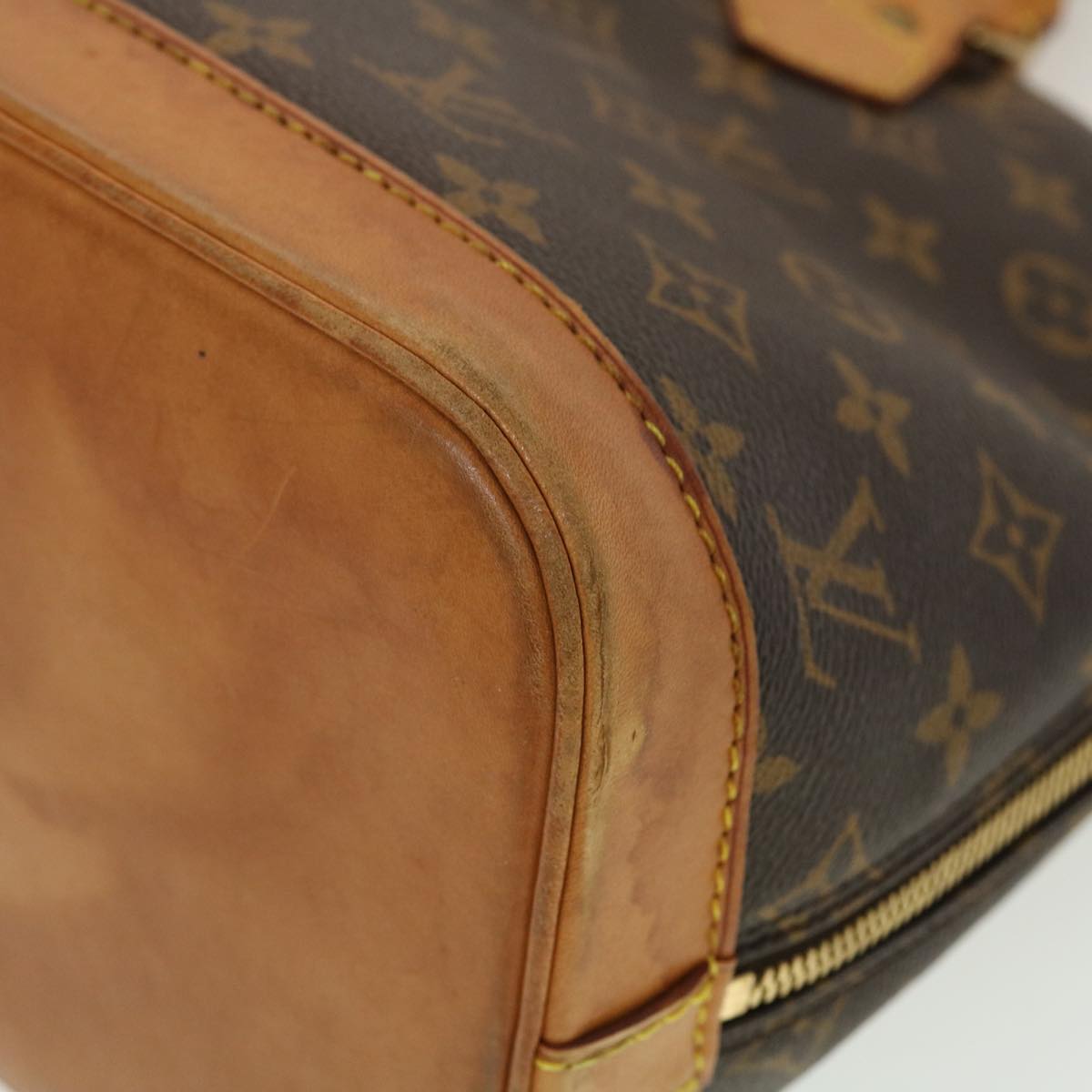 LOUIS VUITTON Monogram Alma Hand Bag M51130 LV 45116