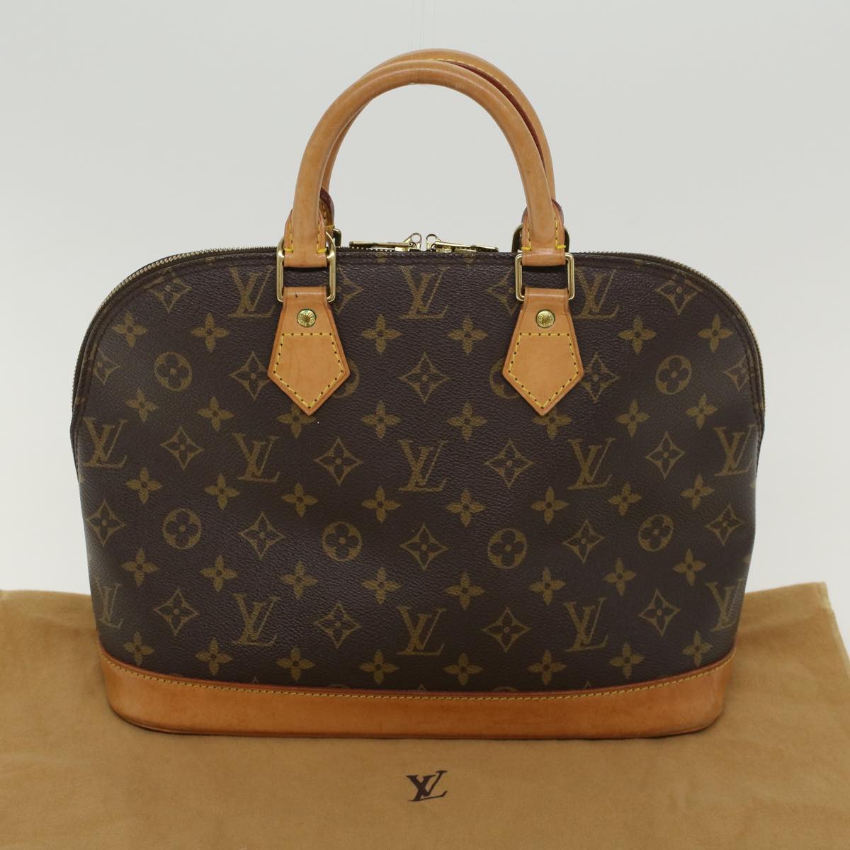 LOUIS VUITTON Monogram Alma Hand Bag M51130 LV 45117