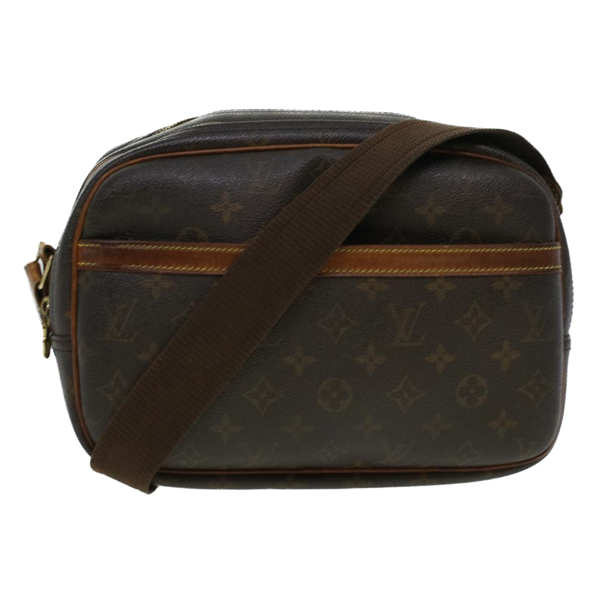 LOUIS VUITTON Monogram Reporter PM Shoulder Bag M45254 LV 45119