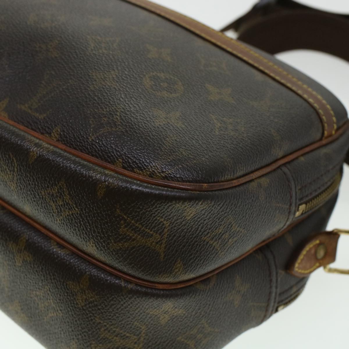 LOUIS VUITTON Monogram Reporter PM Shoulder Bag M45254 LV 45119