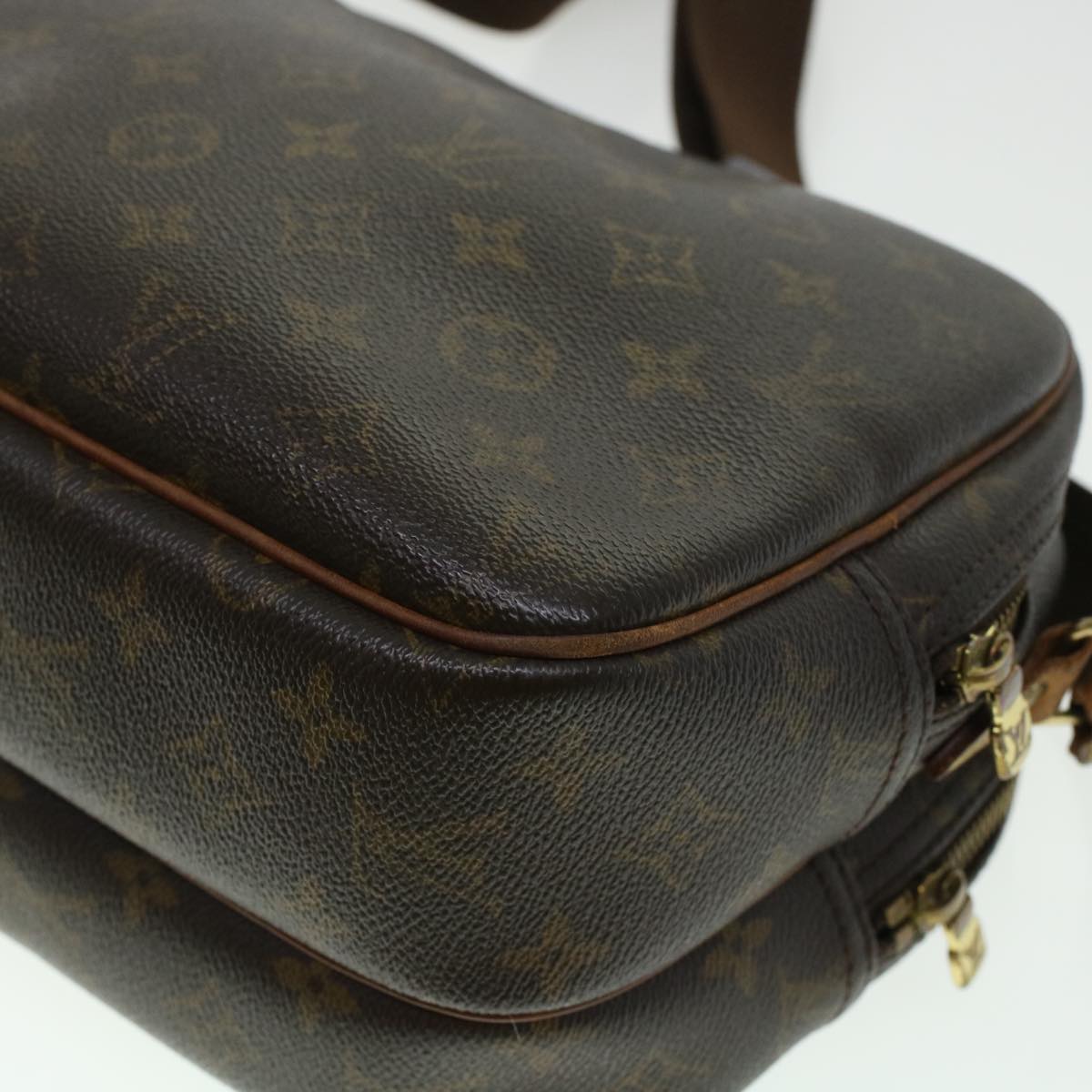 LOUIS VUITTON Monogram Reporter PM Shoulder Bag M45254 LV 45119