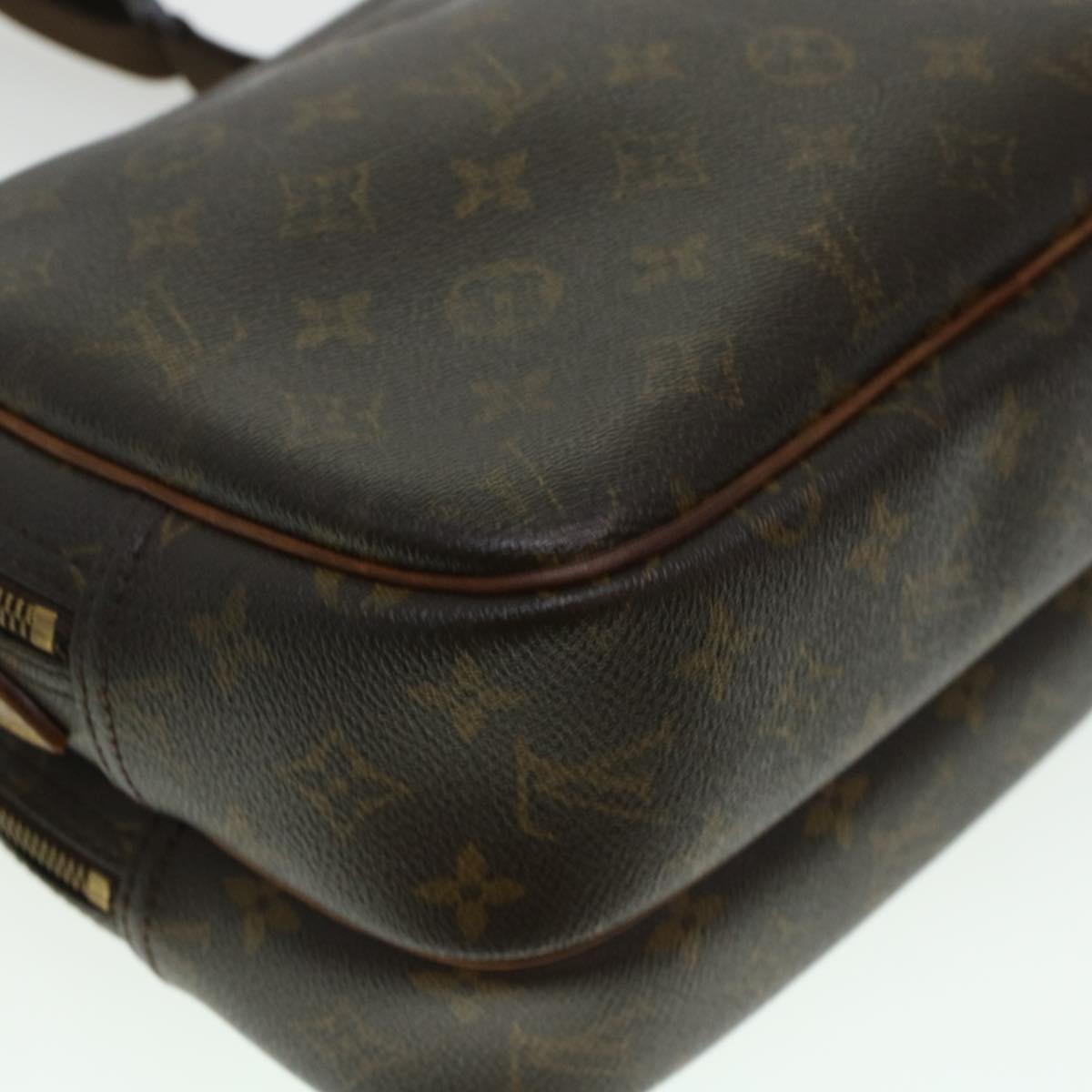 LOUIS VUITTON Monogram Reporter PM Shoulder Bag M45254 LV 45119