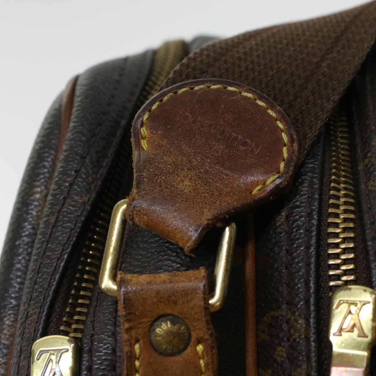 LOUIS VUITTON Monogram Reporter PM Shoulder Bag M45254 LV 45119
