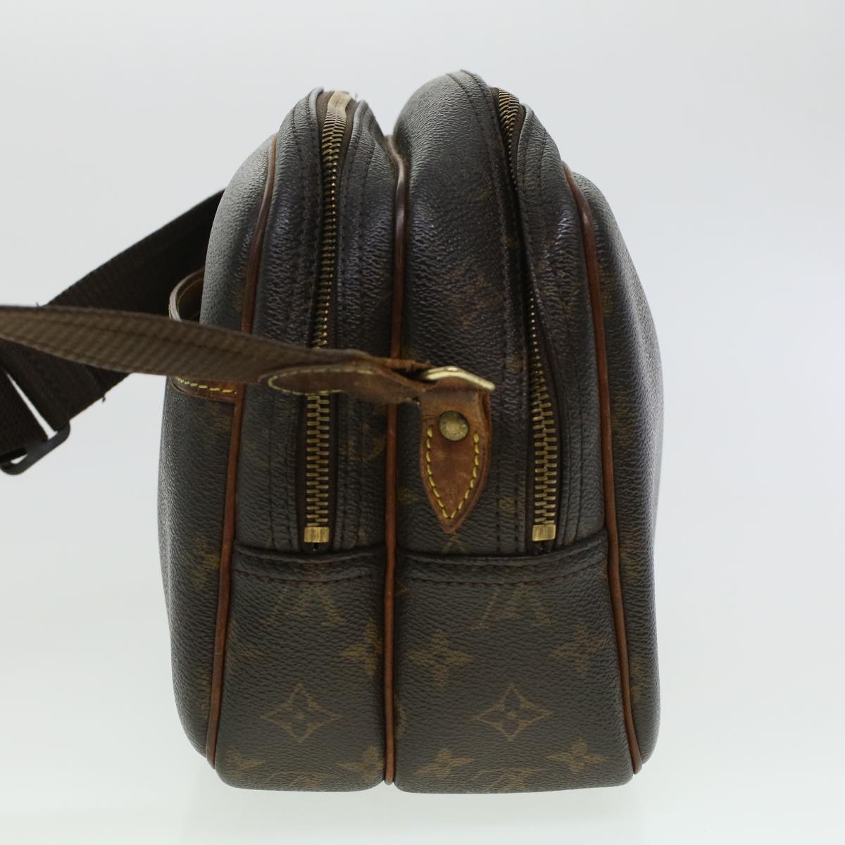 LOUIS VUITTON Monogram Reporter PM Shoulder Bag M45254 LV 45119