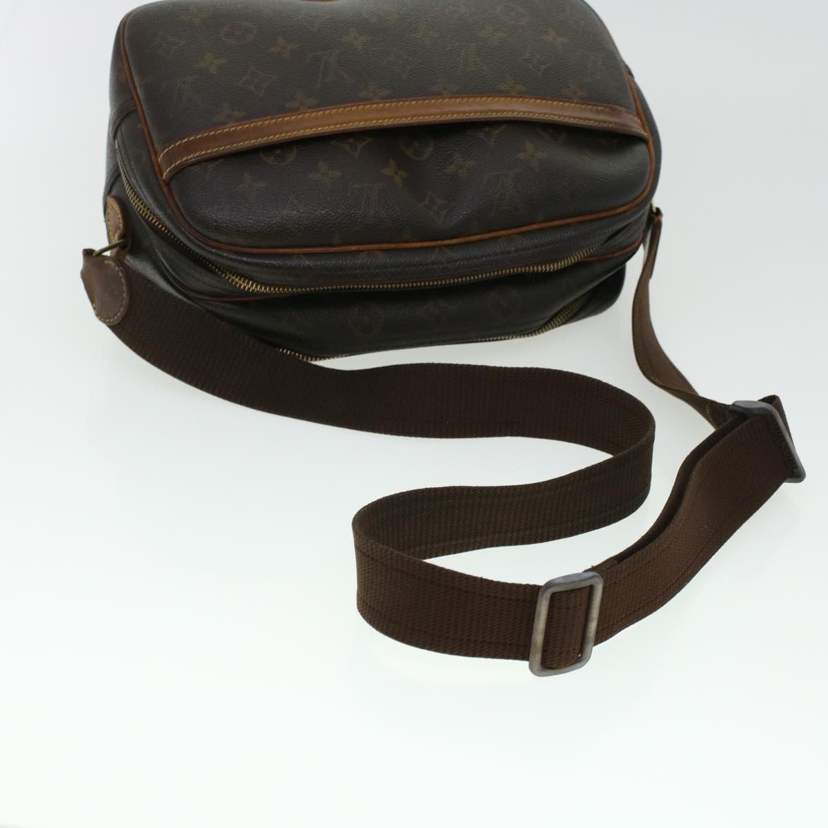LOUIS VUITTON Monogram Reporter PM Shoulder Bag M45254 LV 45119