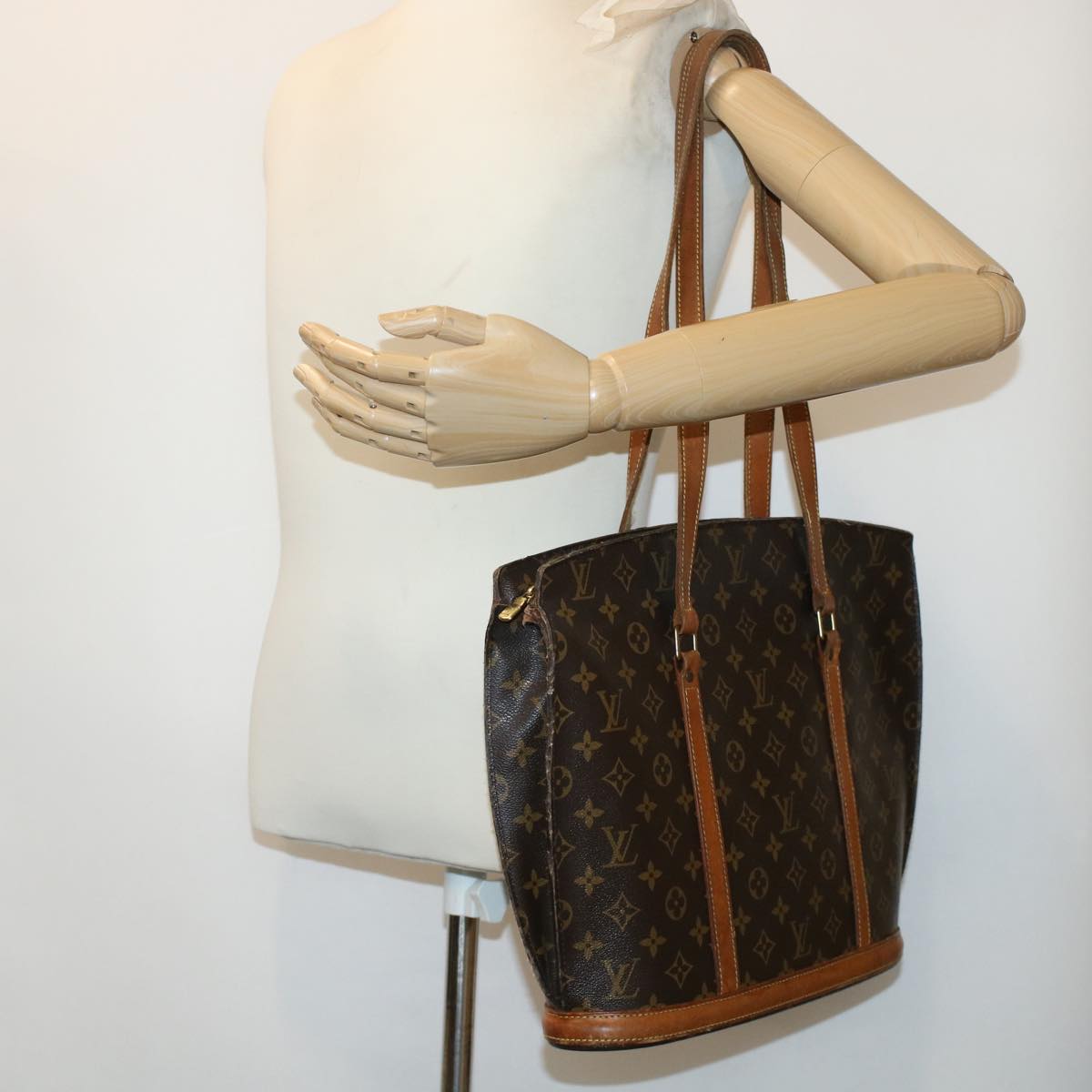 LOUIS VUITTON Monogram Babylone Tote Bag M51102 LV 45127