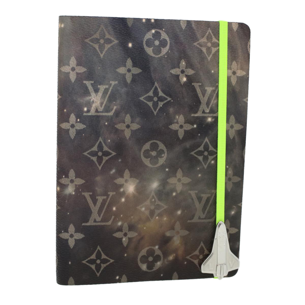 LOUIS VUITTON Monogram Galaxy Cahier Gustave Planner Gray LV 45130A