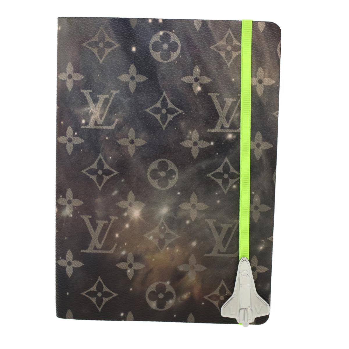LOUIS VUITTON Monogram Galaxy Cahier Gustave Planner Gray LV 45130A