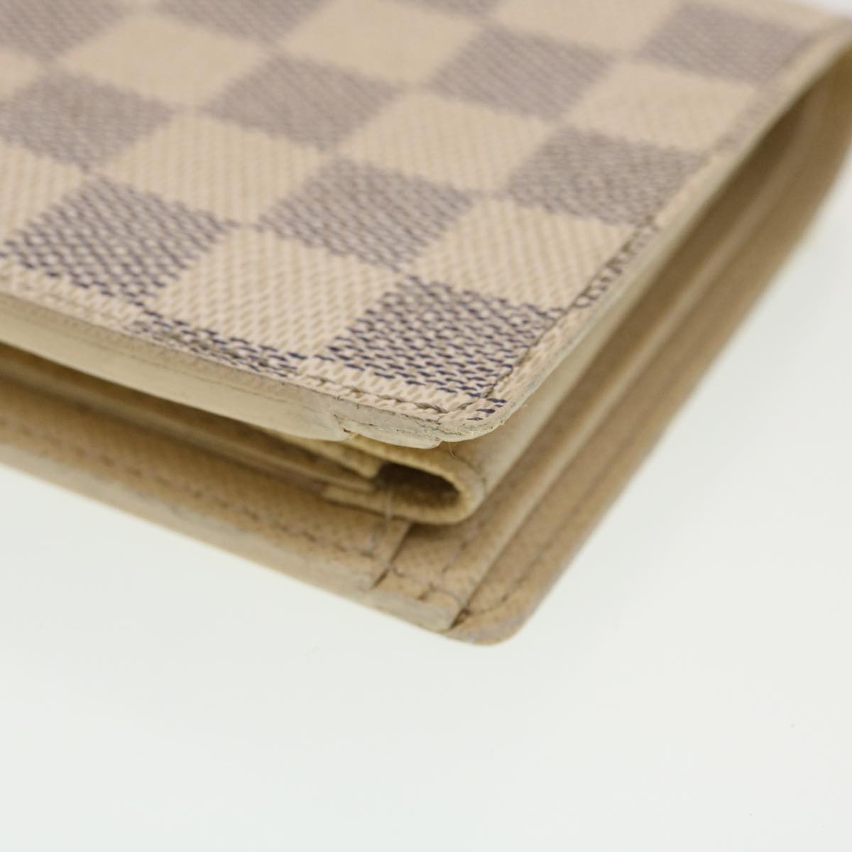 LOUIS VUITTON Damier Azur Porte Feuille Marco Bifold Wallet N60018 45136