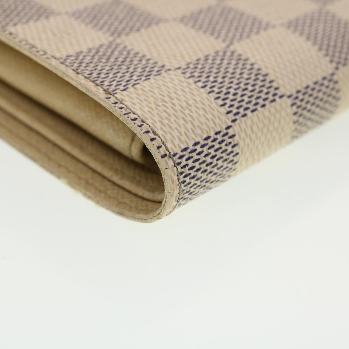 LOUIS VUITTON Damier Azur Porte Feuille Marco Bifold Wallet N60018 45136