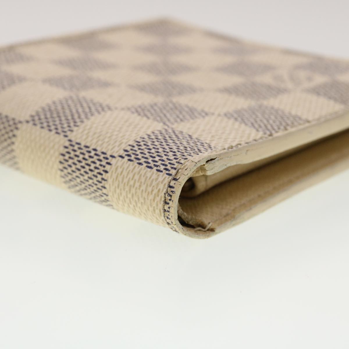 LOUIS VUITTON Damier Azur Porte Feuille Marco Bifold Wallet N60018 45136