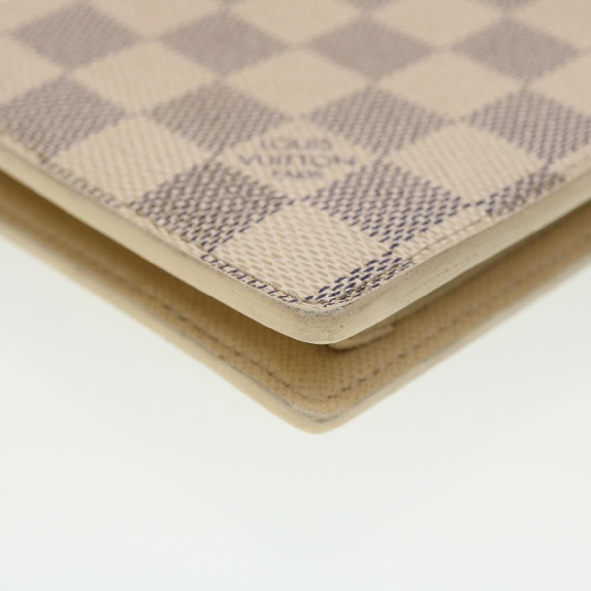 LOUIS VUITTON Damier Azur Porte Feuille Marco Bifold Wallet N60018 45136