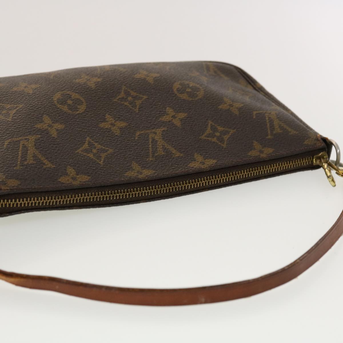 LOUIS VUITTON Monogram Pochette Accessoires Pouch M51980 LV 45140