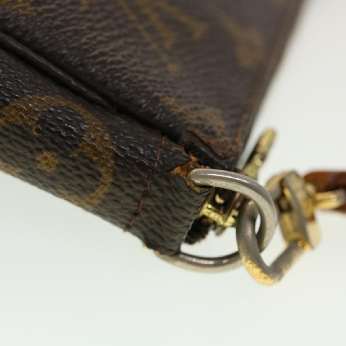 LOUIS VUITTON Monogram Pochette Accessoires Pouch M51980 LV 45140