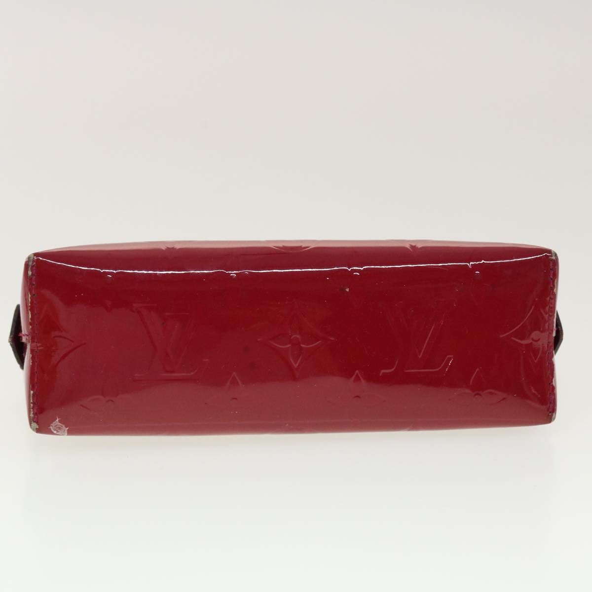 LOUIS VUITTON Vernis Pochette Cosmetic Pouch Rose Andian M90009 LV 45142