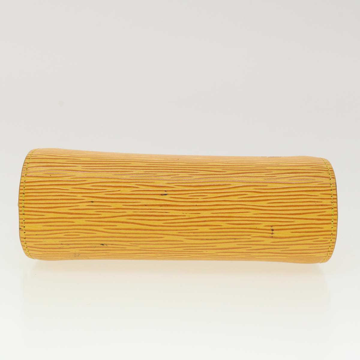 LOUIS VUITTON Epi Dauphine PM Pouch Yellow M48449 LV 45144