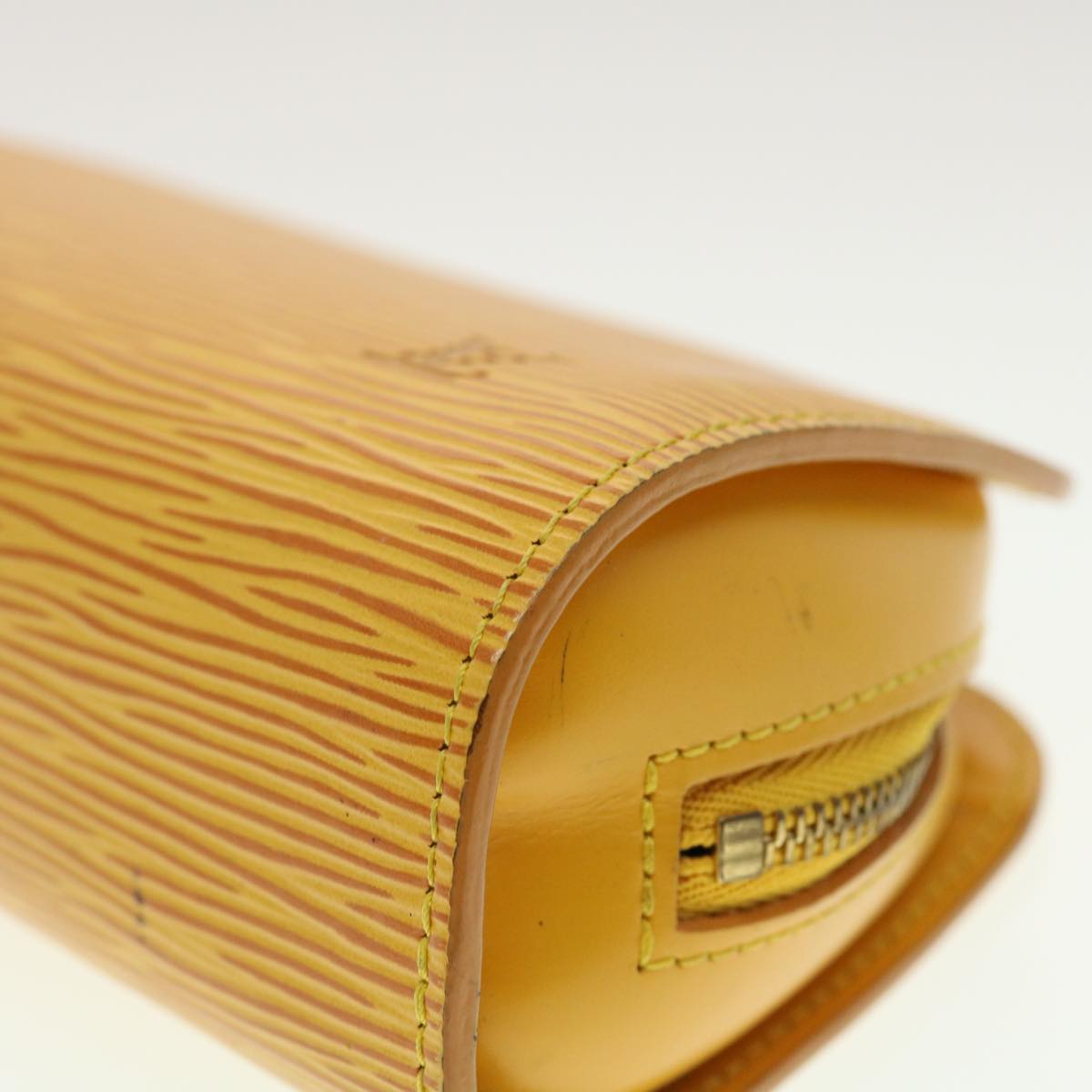 LOUIS VUITTON Epi Dauphine PM Pouch Yellow M48449 LV 45144