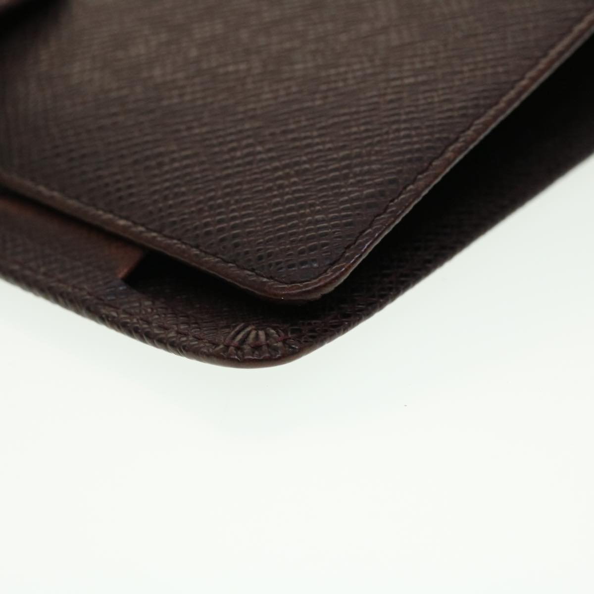 LOUIS VUITTON Taiga Leather Agenda MM Day Planner Cover Acajou R20416 45149