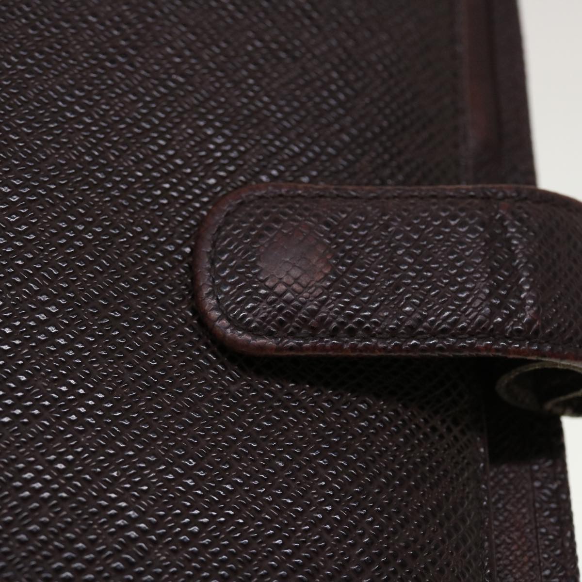 LOUIS VUITTON Taiga Leather Agenda MM Day Planner Cover Acajou R20416 45149