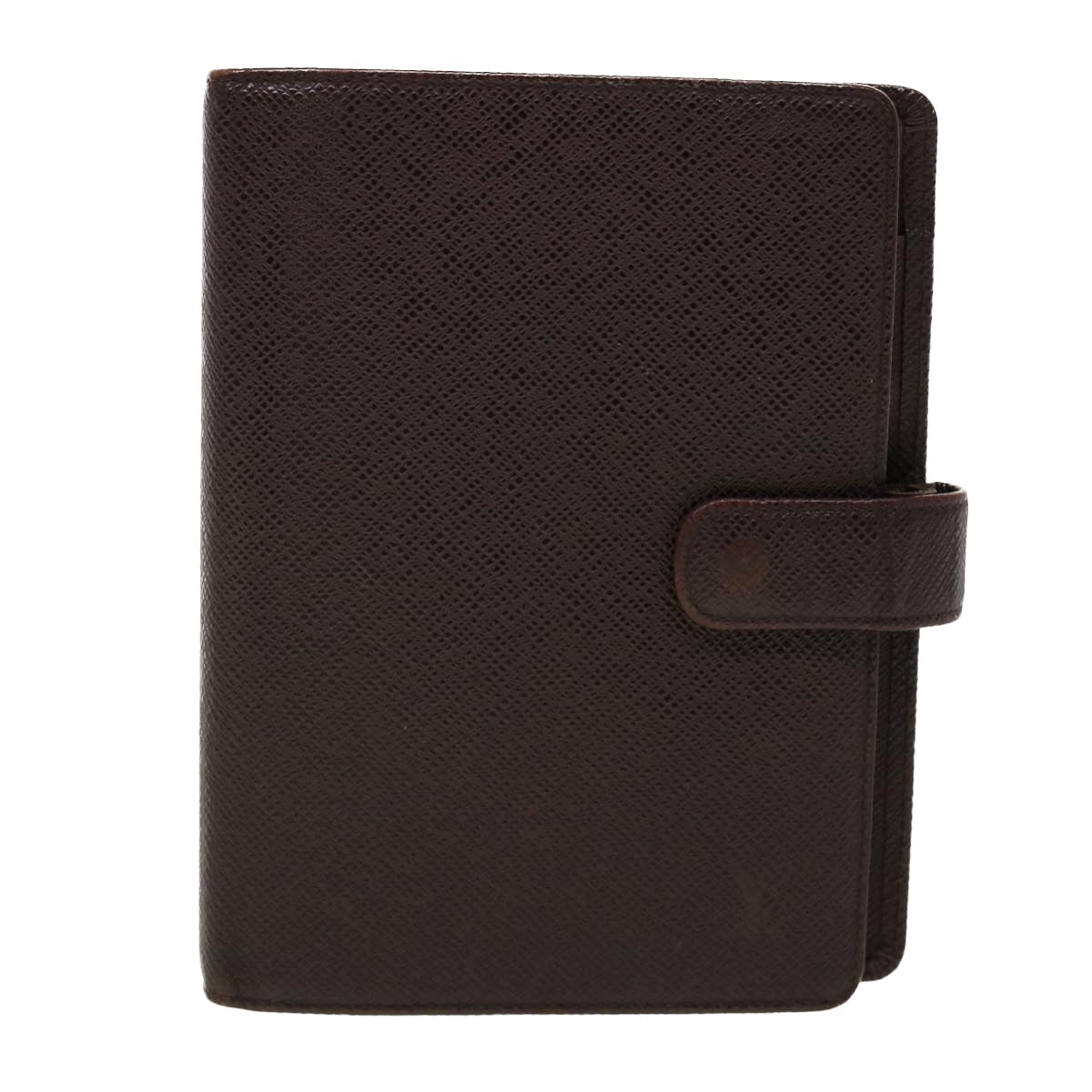 LOUIS VUITTON Taiga Leather Agenda MM Day Planner Cover Acajou R20416 45149