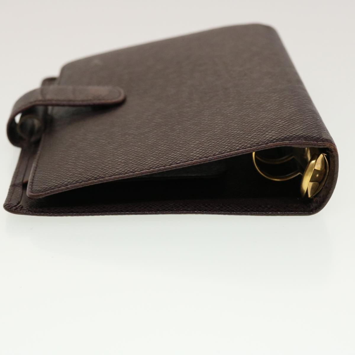 LOUIS VUITTON Taiga Leather Agenda MM Day Planner Cover Acajou R20416 45149