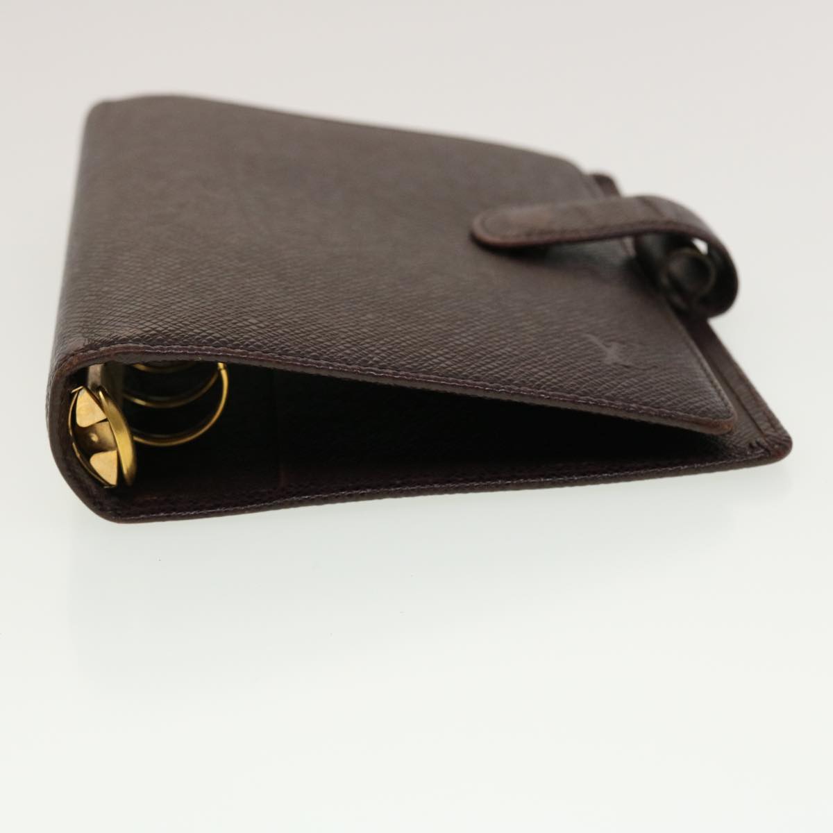 LOUIS VUITTON Taiga Leather Agenda MM Day Planner Cover Acajou R20416 45149