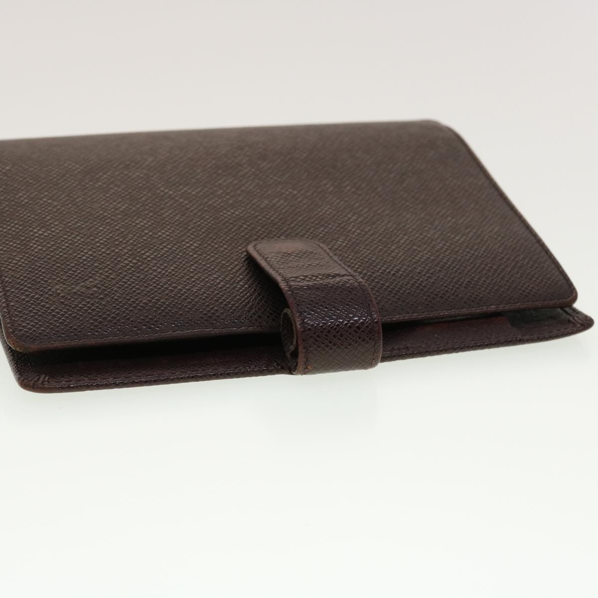LOUIS VUITTON Taiga Leather Agenda MM Day Planner Cover Acajou R20416 45149