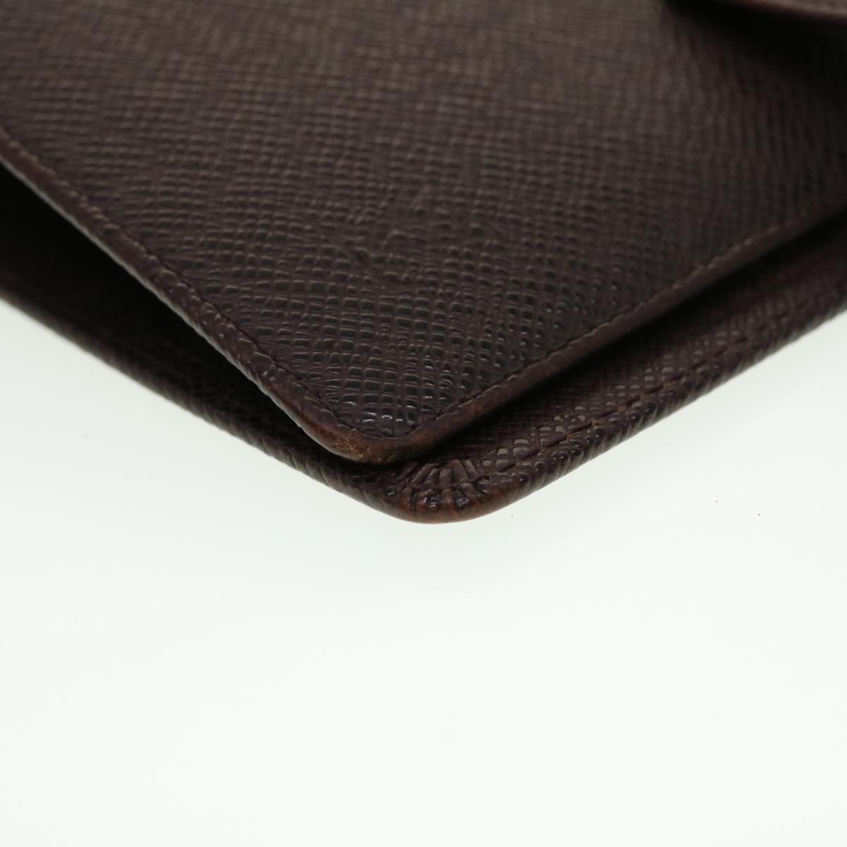 LOUIS VUITTON Taiga Leather Agenda MM Day Planner Cover Acajou R20416 45149