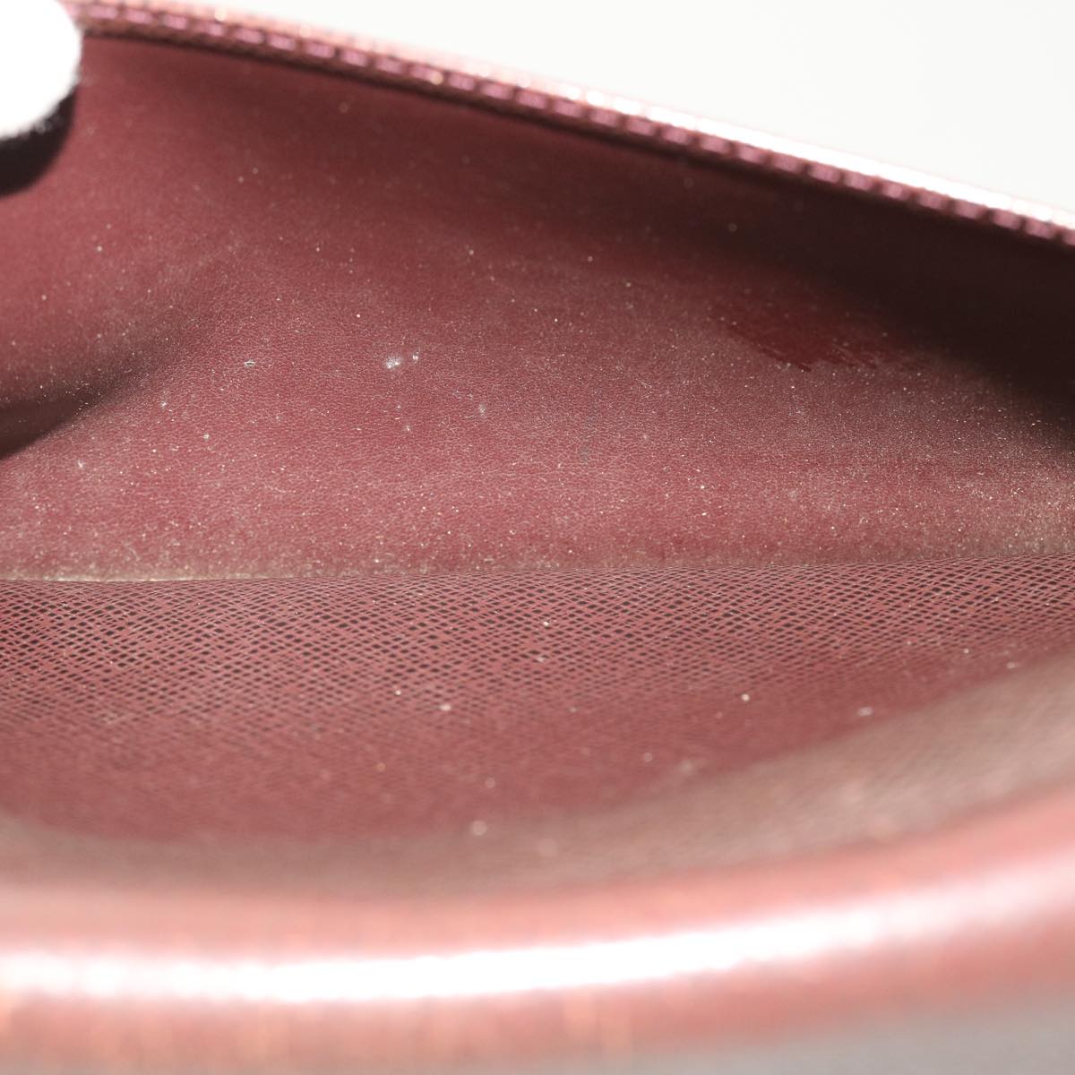 LOUIS VUITTON Taiga Leather Selenga Clutch Bag Acajou M30786 LV 45150