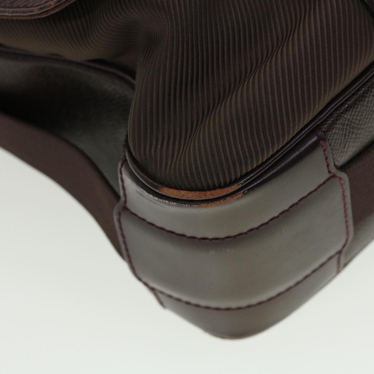 LOUIS VUITTON Taiga Leather Delsous Shoulder Bag Acajou M30166 LV 45151