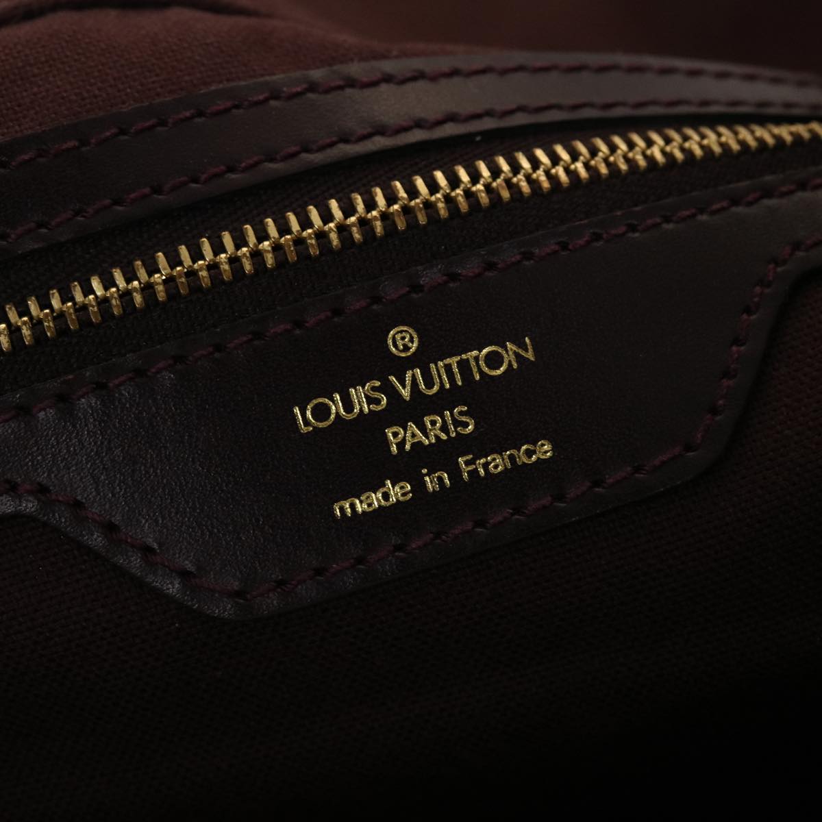 LOUIS VUITTON Taiga Leather Delsous Shoulder Bag Acajou M30166 LV 45151