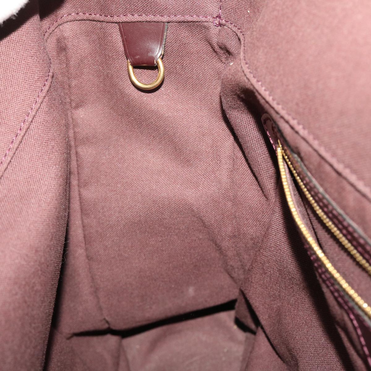 LOUIS VUITTON Taiga Leather Delsous Shoulder Bag Acajou M30166 LV 45151