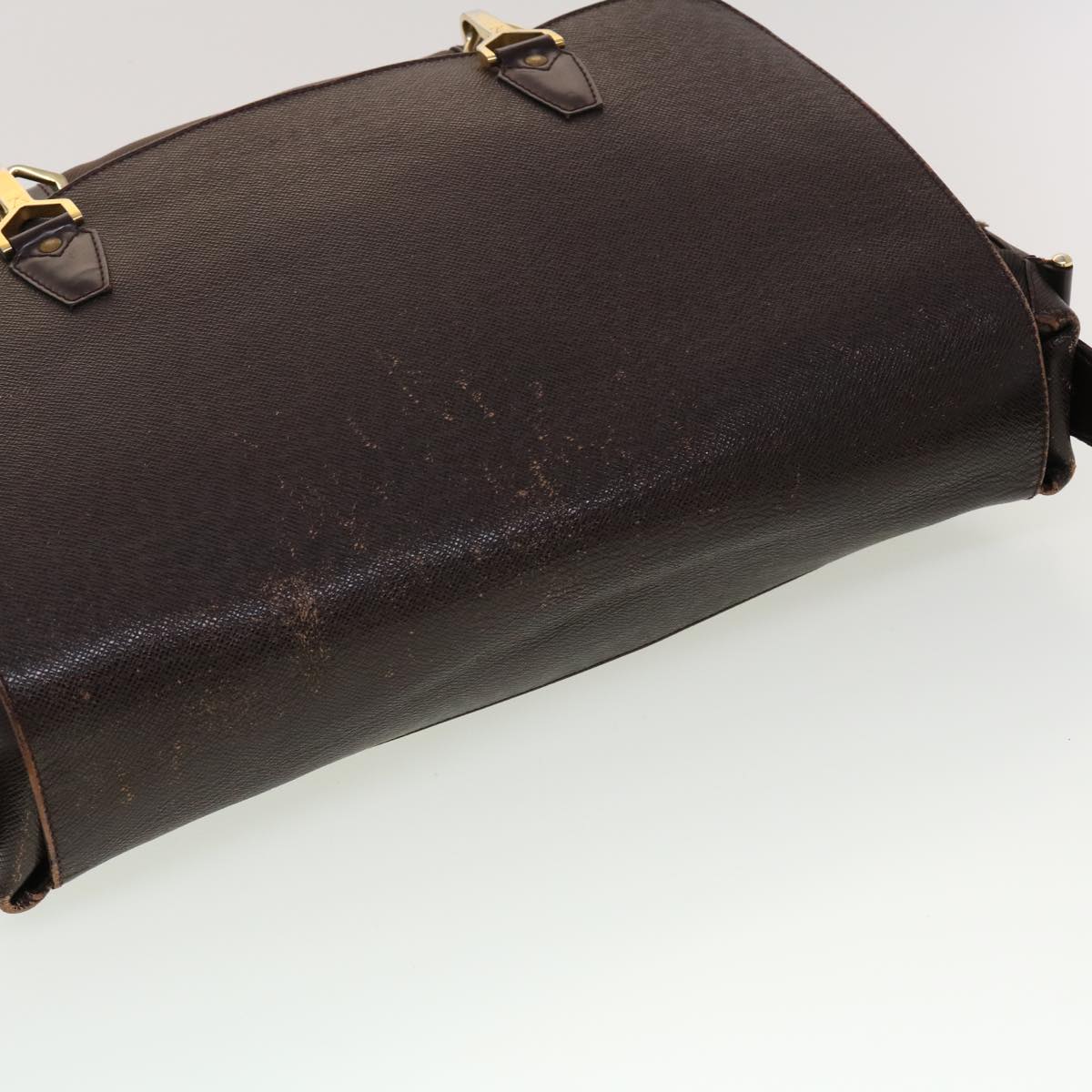 LOUIS VUITTON Taiga Leather Delsous Shoulder Bag Acajou M30166 LV 45151