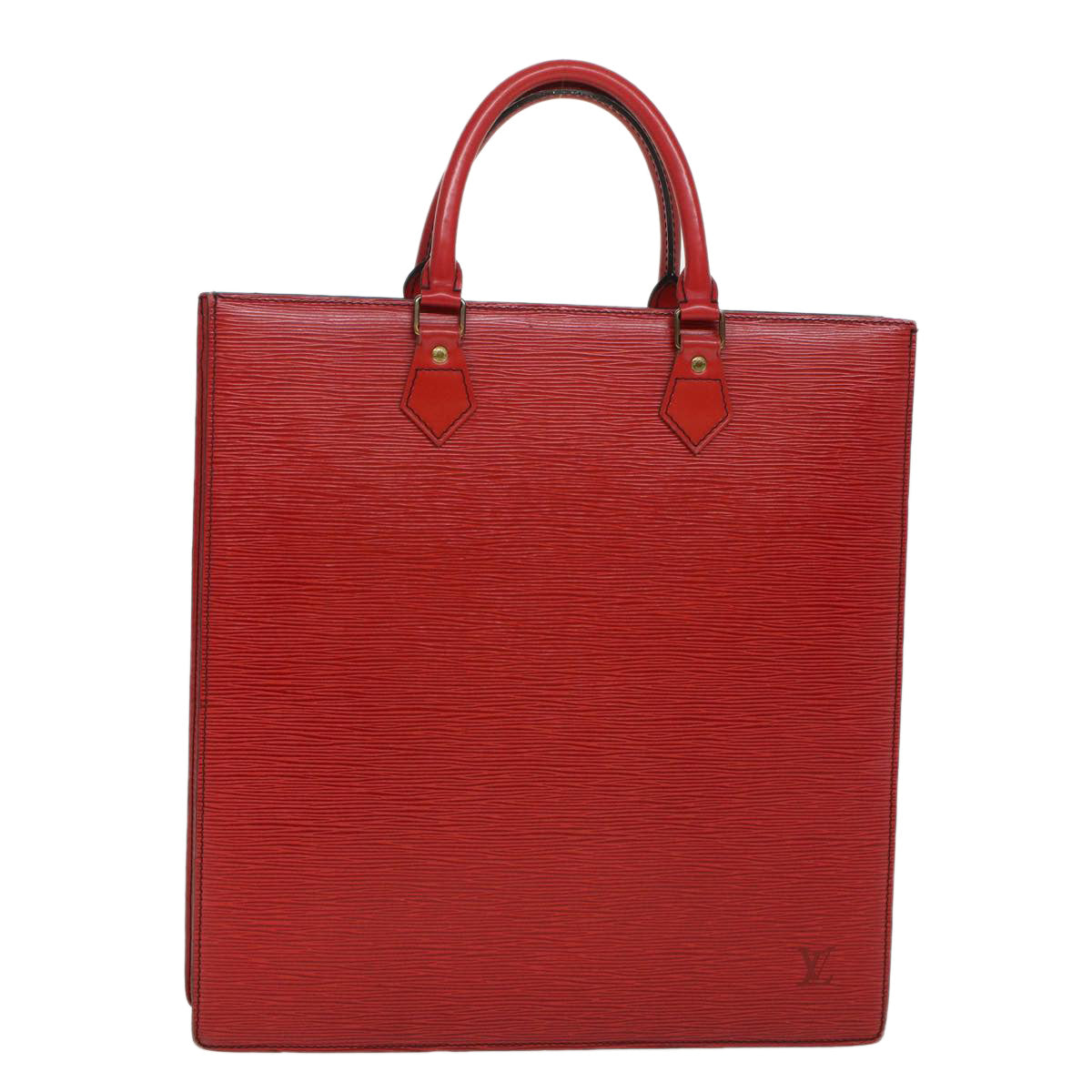 LOUIS VUITTON Epi Sac Plat Hand Bag Red M5274E LV 45152