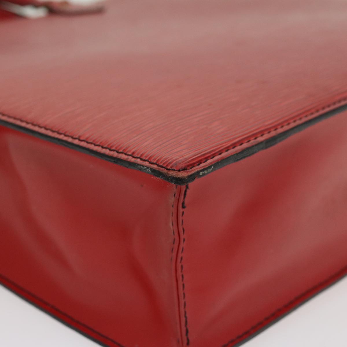 LOUIS VUITTON Epi Sac Plat Hand Bag Red M5274E LV 45152
