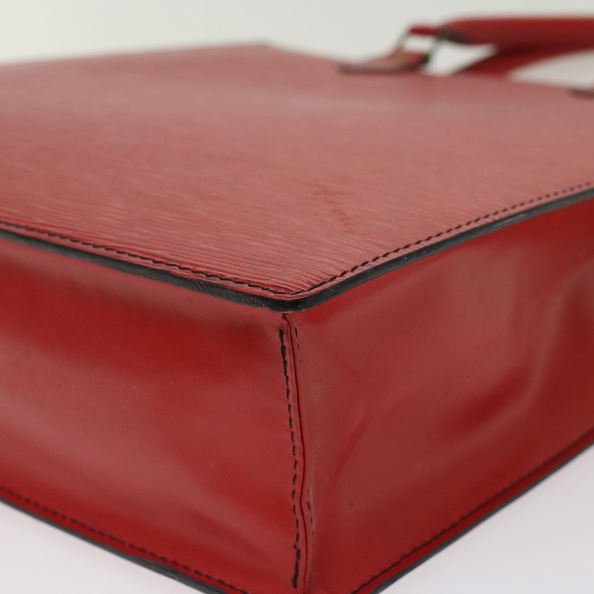 LOUIS VUITTON Epi Sac Plat Hand Bag Red M5274E LV 45152