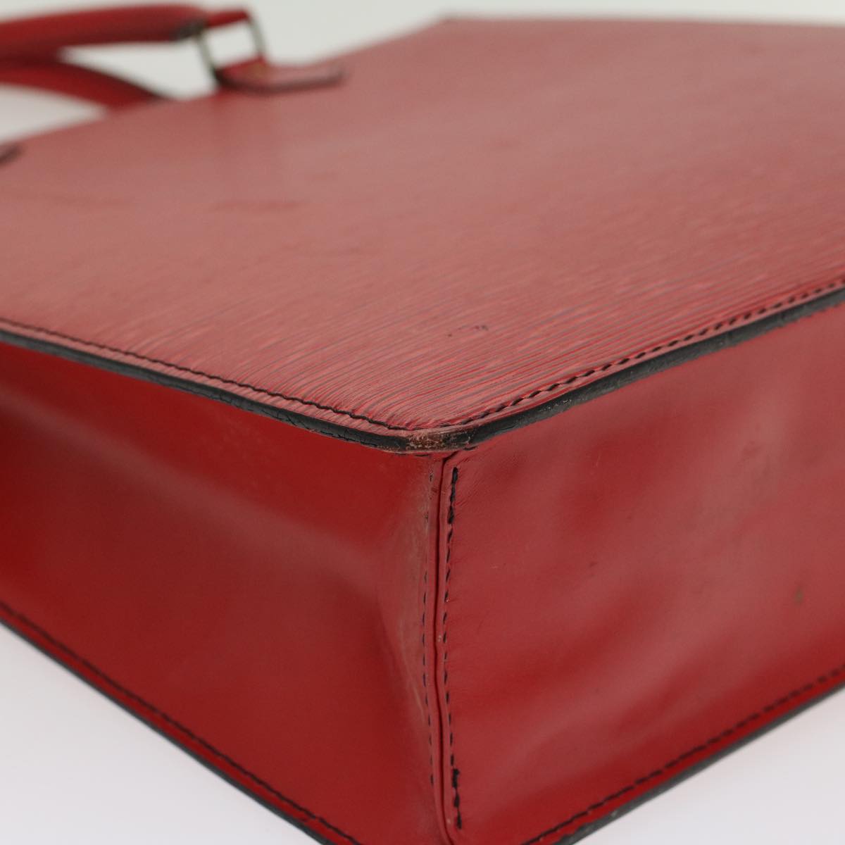 LOUIS VUITTON Epi Sac Plat Hand Bag Red M5274E LV 45152