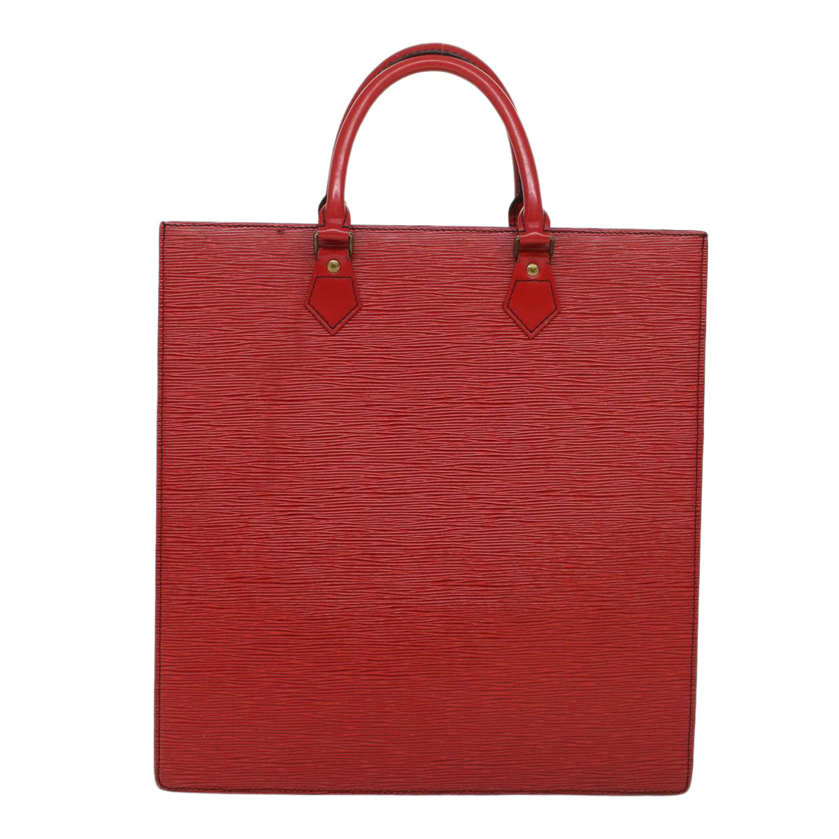 LOUIS VUITTON Epi Sac Plat Hand Bag Red M5274E LV 45152