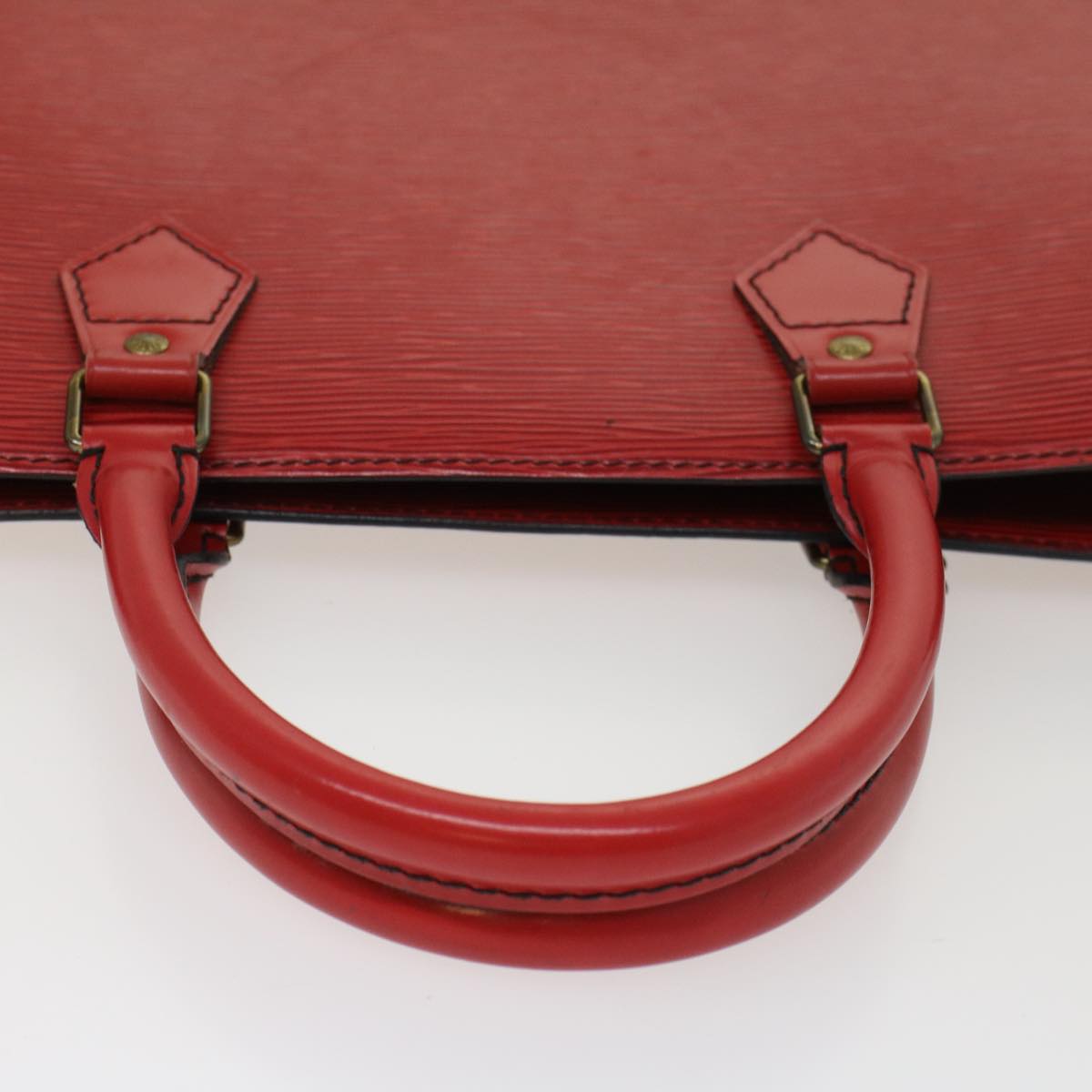 LOUIS VUITTON Epi Sac Plat Hand Bag Red M5274E LV 45152