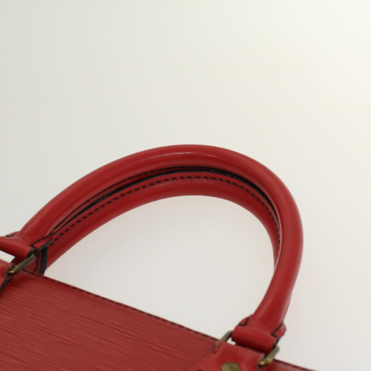 LOUIS VUITTON Epi Sac Plat Hand Bag Red M5274E LV 45152