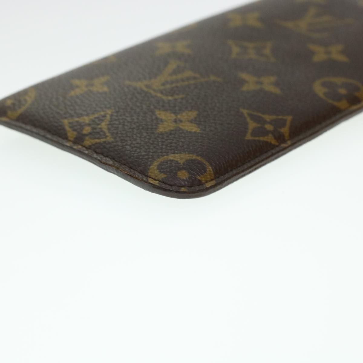 LOUIS VUITTON Monogram Etui Lunette MM Glasses Case M66544 LV 45156